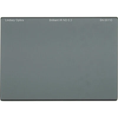 New Lindsey Optics 4x5.65" Brilliant IR ND 0.3 Filter Anti-Reflection Coating - Image 1 of 4