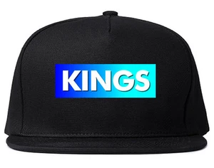 Kings Of NY KINGS Mütze blau Farbverlauf Druckknopflasche - Bild 1 von 5