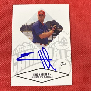 2004 Just Minors Justifiable Eric Haberer #29 Auto Signed Autograph Cardinals