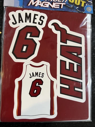 Miami Heat Lebron James Nba magnet set of 3 foco Cover