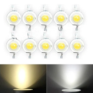10PCS 3V Brand New 1W Cool White High Power Led Lamp Beads 1 Watt - Picture 1 of 2