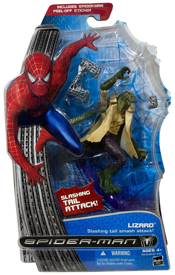 Figura Spider-Man 3 Lizard Slashing Tail Smash Attack NUEVA 2007 de Videojuego Foto 1 de 4