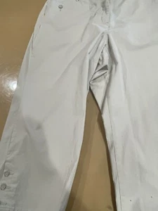 Karen Scott Pants Chino Capri Size 18 Women's Cotton Stretch Ref JC # 70 - Photo 1/12