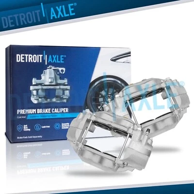 Pair Front Disc Brake Calipers for 2008 - 2014 2015 2016 Toyota Sequoia Tundra - Image 1 of 4