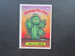 1985 Topps Garbage Pail Kids 2nd Series 2 Matte Back Card #60a Prickly Rick 1st