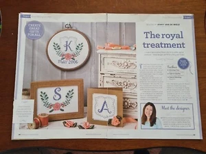 The Royal Treatment Floral ABC Alphabet Cross Stitch Pattern, Pattern Only  - Picture 1 of 4