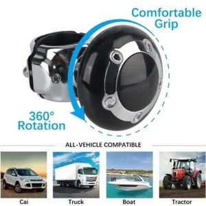 Steering Wheel Spinner Knob Rotating Steering Wheel Ball Handle Car Accessories - Picture 1 of 11