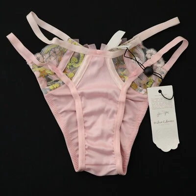 NUEVO Bikini Brasileño For Love & Lemons VS 2022 Tanga Satinada XXS XXSMALL Foto 1 de 4