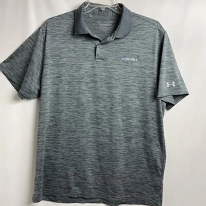 Camisa polo de golf Under Armour Performance para hombre XL NCAA logotipo de fútbol gris - Imagen 1 de 9