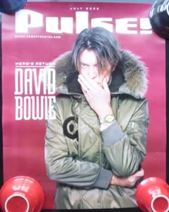 Vintage July 2002 David Bowie Pulse Magazine Promo Poster 18" x 23" - Picture 1 of 2