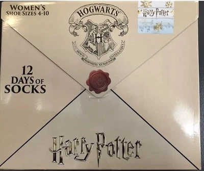 12 Days of Socks Harry Potter Advent Calendar Women's Socks 4-10  - Image 1 of 4