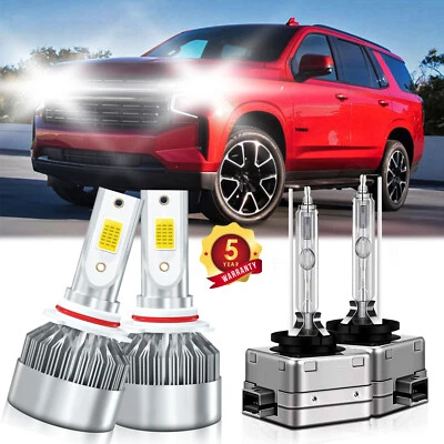 Kit combinado de bombillas LED de haz alto bajo HID para Chevrolet Tahoe 2015-2020 Foto 1 de 4