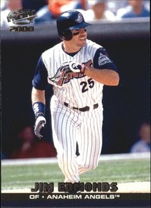 2000 Pacific Anaheim Angels Baseball Card #5 Jim Edmonds