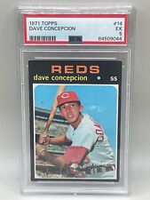 1971 Topps - #14 Dave Concepcion Rookie Card (PSA 5)