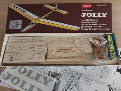 Jolly von Graupner Bausatz 4215 Segelflugmodell Hochstartfähig Motoraufsatz - Bild 1 von 2
