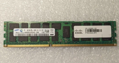 8 GB PC3L-10600R 2Rx4 RDIMM 1333MHz DDR3 Samsung SDRAM Memory M393B1K70CH0-YH9 - Image 1 of 2
