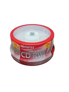 Memorex Ultra High Speed CD-RW 25pk (New/Sealed) - Picture 1 of 1