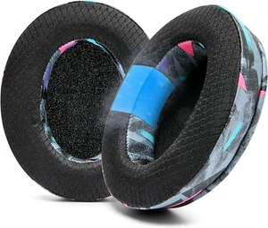 WC Freeze Cooling Gel Replacement Earpads for Arctis Nova Pro Wired (90s Black) - Picture 1 of 6