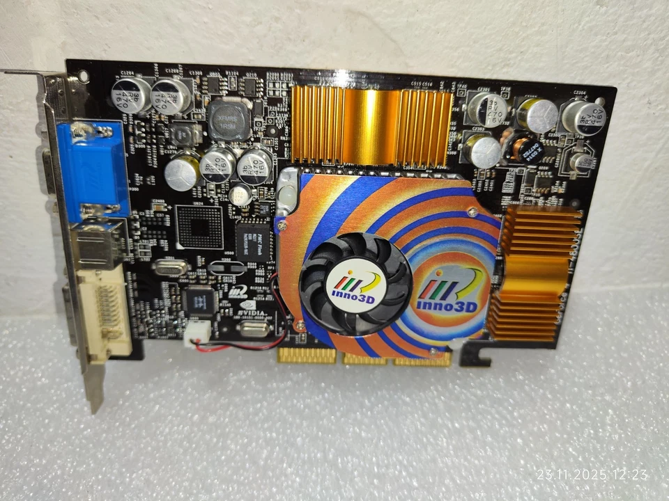 Inno3D GeForce4 Ti4800 SE 128mb AGP super rare getestet Sammlerauflösung - Image 1 of 4