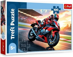 NEW Trefl Jigsaw Puzzle 100 Pieces 5+ Ages Fast Motorbike - Picture 1 of 2