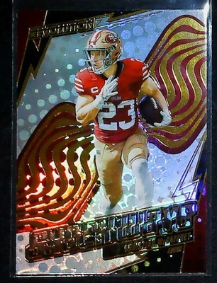 2025 Panini Revolution Christian McCaffrey Shock Wave #6 San Francisco 49ers - Image 1 of 2