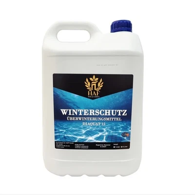 HAF GMBH HAF® Pool Winterschutz 1 x 5L Überwinterungsmittel Winterkonservierer Anti Algen