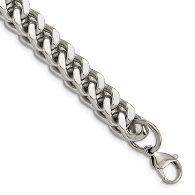 Chisel Stainless Steel Polished 9.5 inch Heavy Wheat Bracelet SRB825 - Image 1 of 4