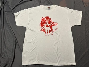 Vintage The Pork Dukes bend and flush XL T-Shirt 90er UK british punk revillos - Bild 1 von 3
