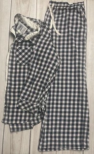 Victoria’s Secret Pyjama-Set Damen Gr. XL 2-teilig kariert Knopfleiste Flanell - Bild 1 von 10