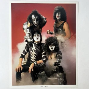 KISS Vintage 1984 Press Photo Print 8x10 Anabas Products England UK Promo Poster - Picture 1 of 4