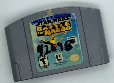 Star Wars Episode 1: Battle for Naboo Nintendo 64 N64 Authentic, Tested - Image 1 of 2