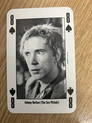 1992 NME Music Trading Card Johnny Rotten Rookie The Sex Pistols Rare Punk  - Image 1 of 2