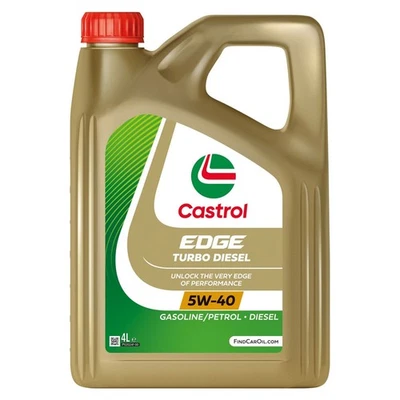CASTROL EDGE TURBO DIESEL Huile moteur 5W-40 4L Huile synthétique