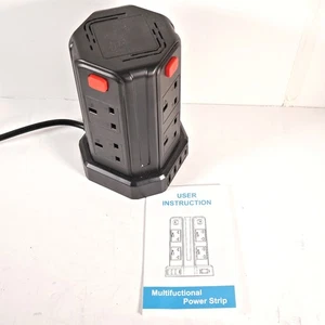 Tira de alimentación multifuncional Kemelo 13A (ZYC05) totalmente nueva - Imagen 1 de 14