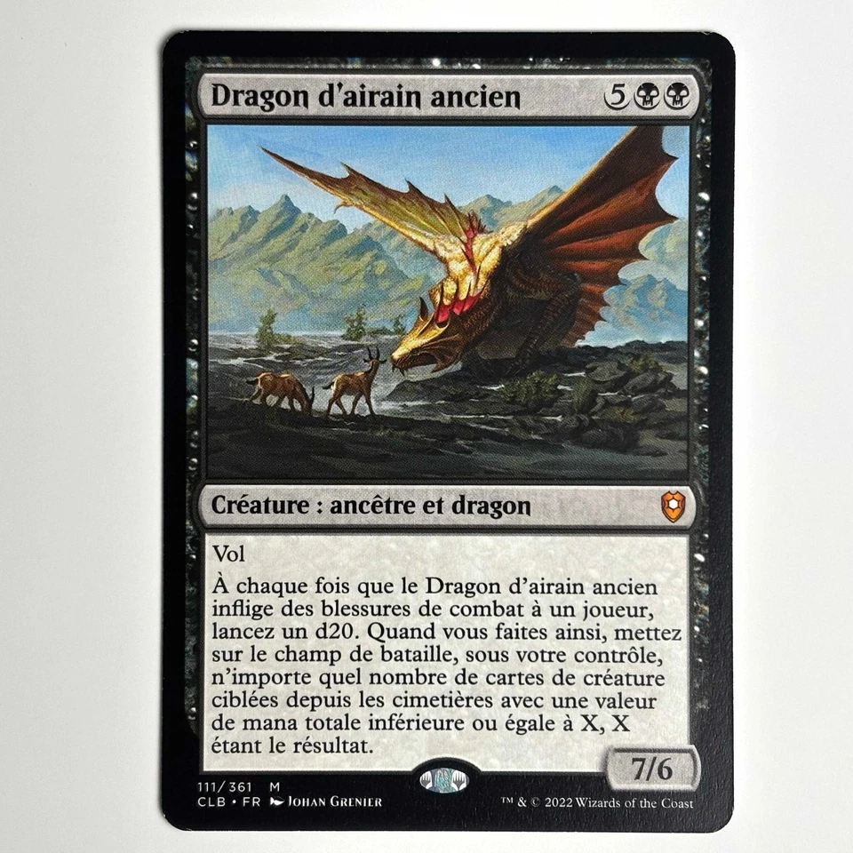 DRAGON D'AIRAIN ANCIEN MTG CLB - CARTE MAGIC THE GATHERING FR NEUF - Photo 1/1