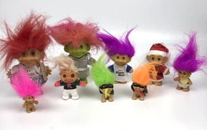 X9 Muñecas Troll Russas De Colección Multicolor Pelo Maestro Santa Halloween Minute Maid - Imagen 1 de 13