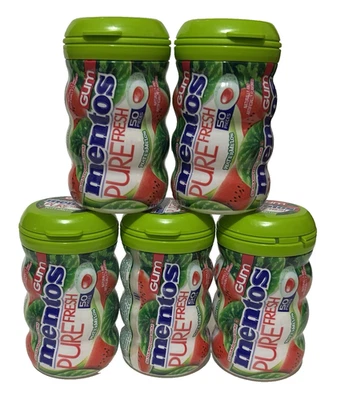 5 Mentos Chicle Fresco Puro con Xilitol, Sandía, 50 botellas Foto 1 de 3