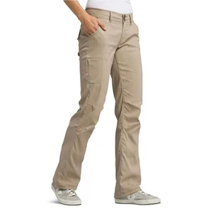 PrAna Halle Convertible Wanderhose Damen 8 kurz beige Nylon Stretch Gorpcore - Bild 1 von 18