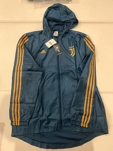 Juventus Jacket Windbreaker Men's Large Soccer Full-Zip "J" NWT Rare Find! - Picture 1 of 3