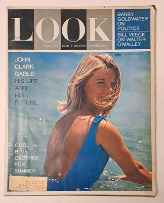 1962 Look Magazine John Clark Gable Uncle Wiggily Barry Goldwater Walt O'Malley - Image 1 of 4