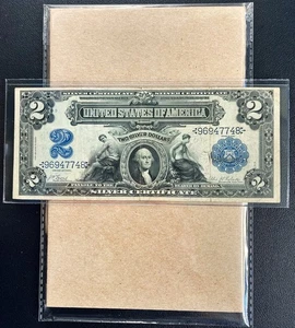 Fr. 249 1899 $2 Silver Certificate "MINI PORTHOLE" - VF - Picture 1 of 2