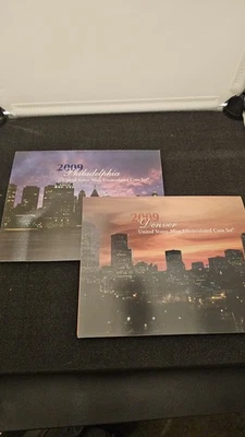 2009 P&D US  Mint Set  Unc in Envelopes 36 Coins OGP COA - Image 1 of 4