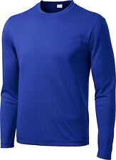 Dry Zone NEW Competitor Moisture Wicking Performance Mens Long Sleeve T-shirts