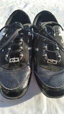 Baby Phat TEMPO WEB Fashion Shoes Women's Sneakers Size 10 Low Top Black/Silver