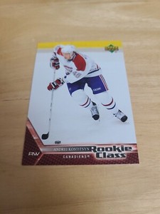 2005-06 Upper Deck Rookie Class Andrei Kostitsyn Rookie Montreal $$$