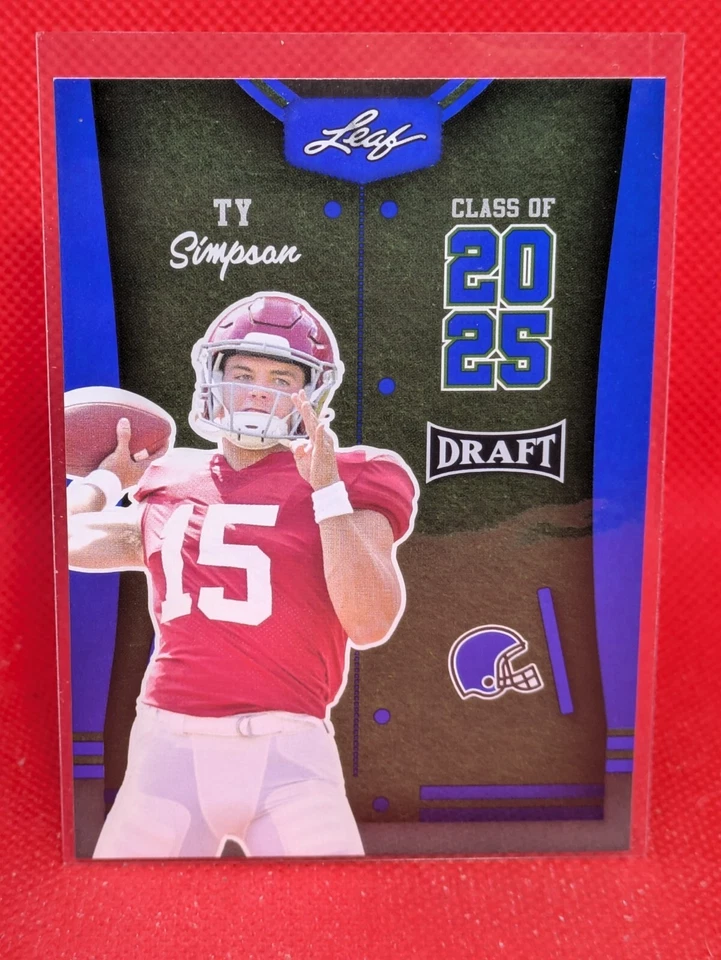 2023 Leaf Draft Football BASE AND PARALLELS -- COMPLETE YOUR SET -- YOU PICK - Image 1 of 1