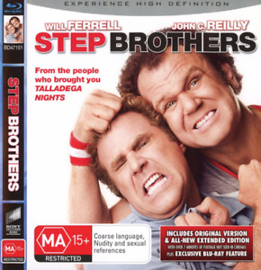 Step Brothers Blu-ray (Region A,B,C) VGC Will Ferrell John C. Reilly