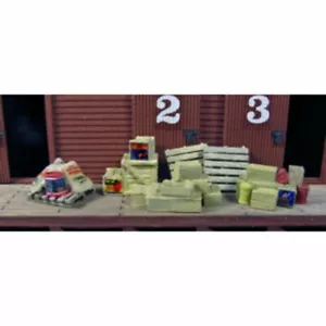 Monroe Models Mini-Tales Escala HO 2303: CARGA MUELLE BASURA - NUEVO - Imagen 1 de 1