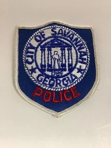CITY OF SAVANNAH GEORGIA POLICE PATCH - NEW OLD STOCK - Picture 1 of 3