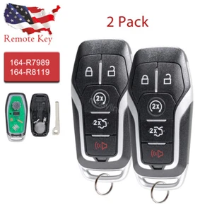 2 For 2013 2014 2015 2016 Lincoln MKZ Smart Prox Remote Key Fob M3N-A2C31243300 - Picture 1 of 7